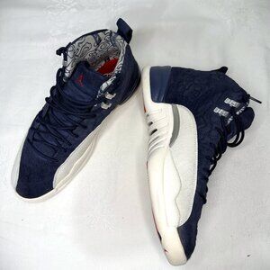 Nike Air Jordan 12 Retro International Flight Blue Shoes Size Men's 10.5